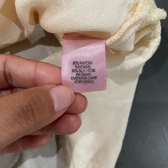 Women’s Calypso St. Barth Cream Velvet Tunic - Picture 7 of 9